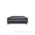 Kristal Penumpang Tomcat 3 Seater Leather Sofa